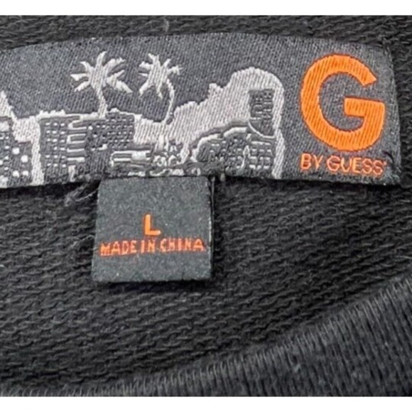 GUESS Jeans Shirt Adult Large Black Short Sleeve Outdoor Casual Preppy Men's - Picture 8 of 11